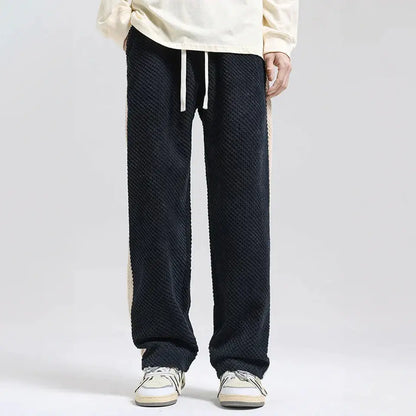 Ludovic - Hype embossed corduroy jogging pants