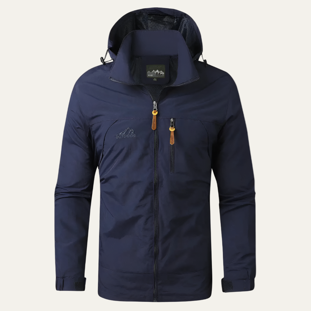 Men’s Tactical Waterproof Hooded Windbreaker