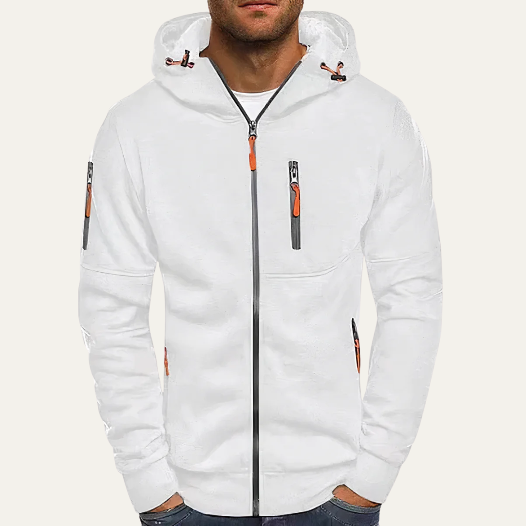 Men’s Full Zip Functional Hooded Sweatshirt