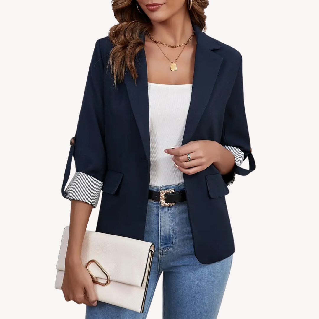Women’s Striped Cuff Blazer
