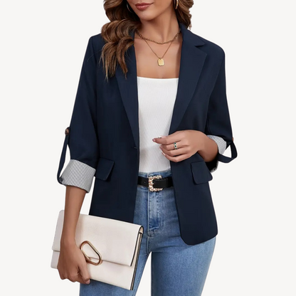 Women’s Striped Cuff Blazer