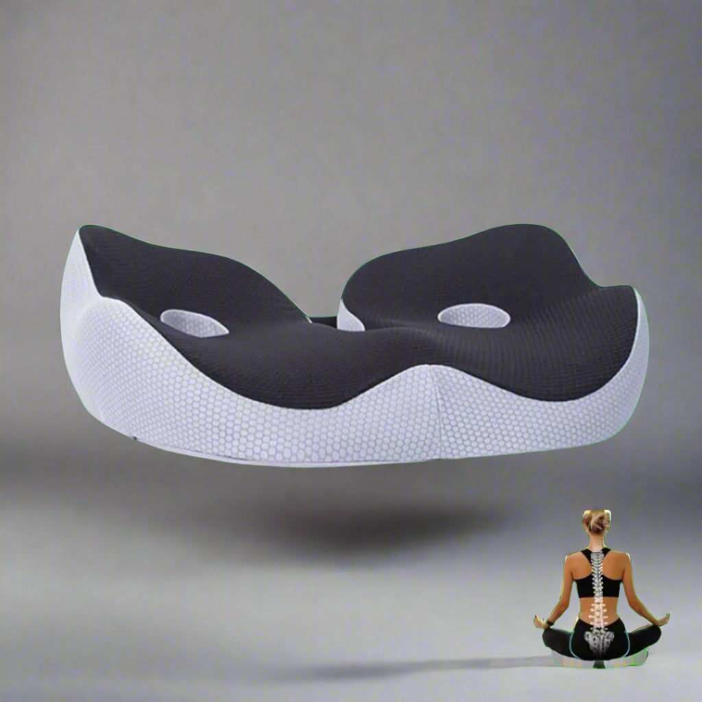 Comfortable Gel Seat Cushion for Back Support and Relief