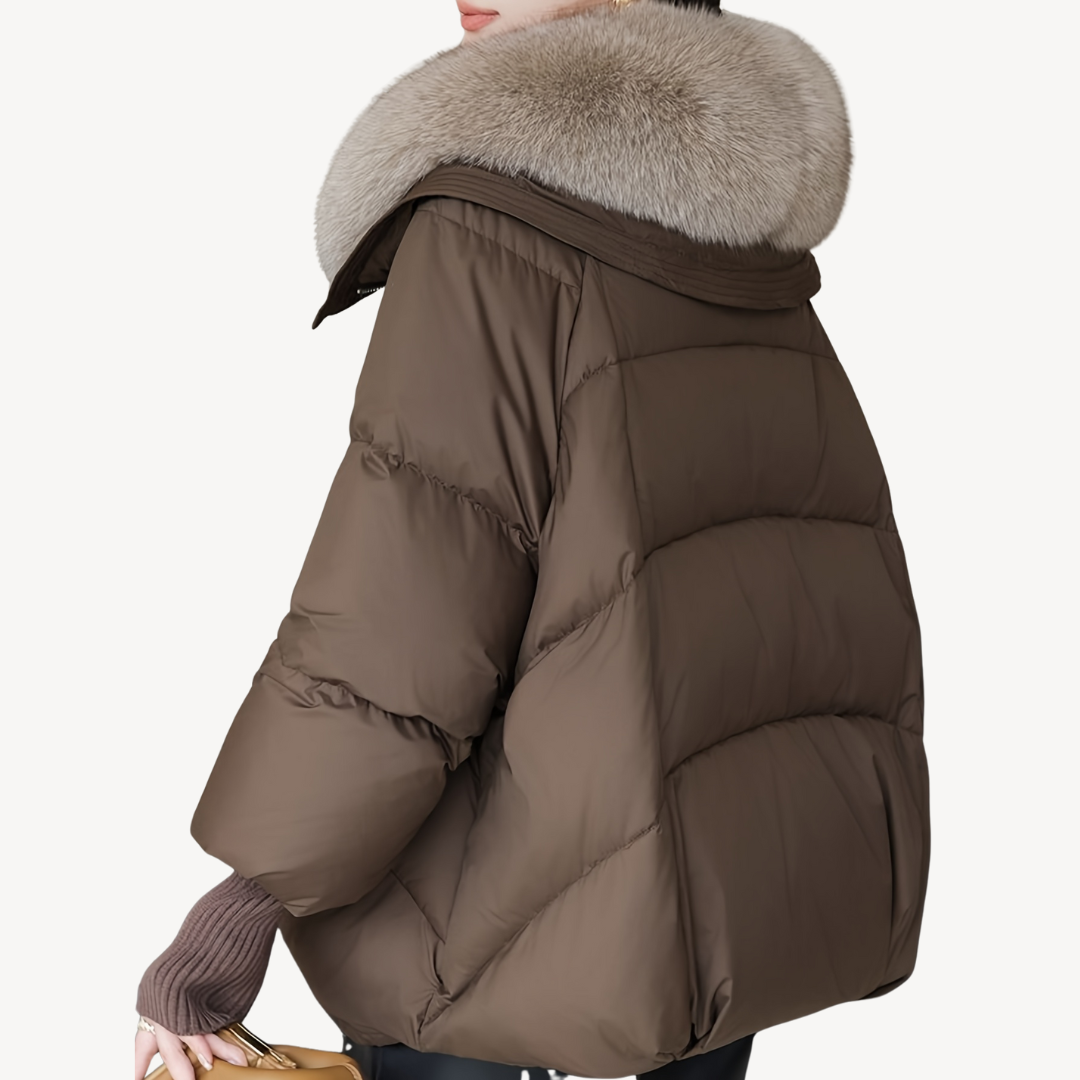Women’s Faux Fur Collar Puffer Jacket