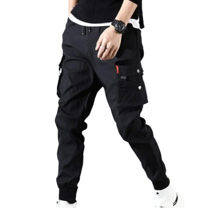 Relaxed Fit Cargo Pants with Multiple Pockets