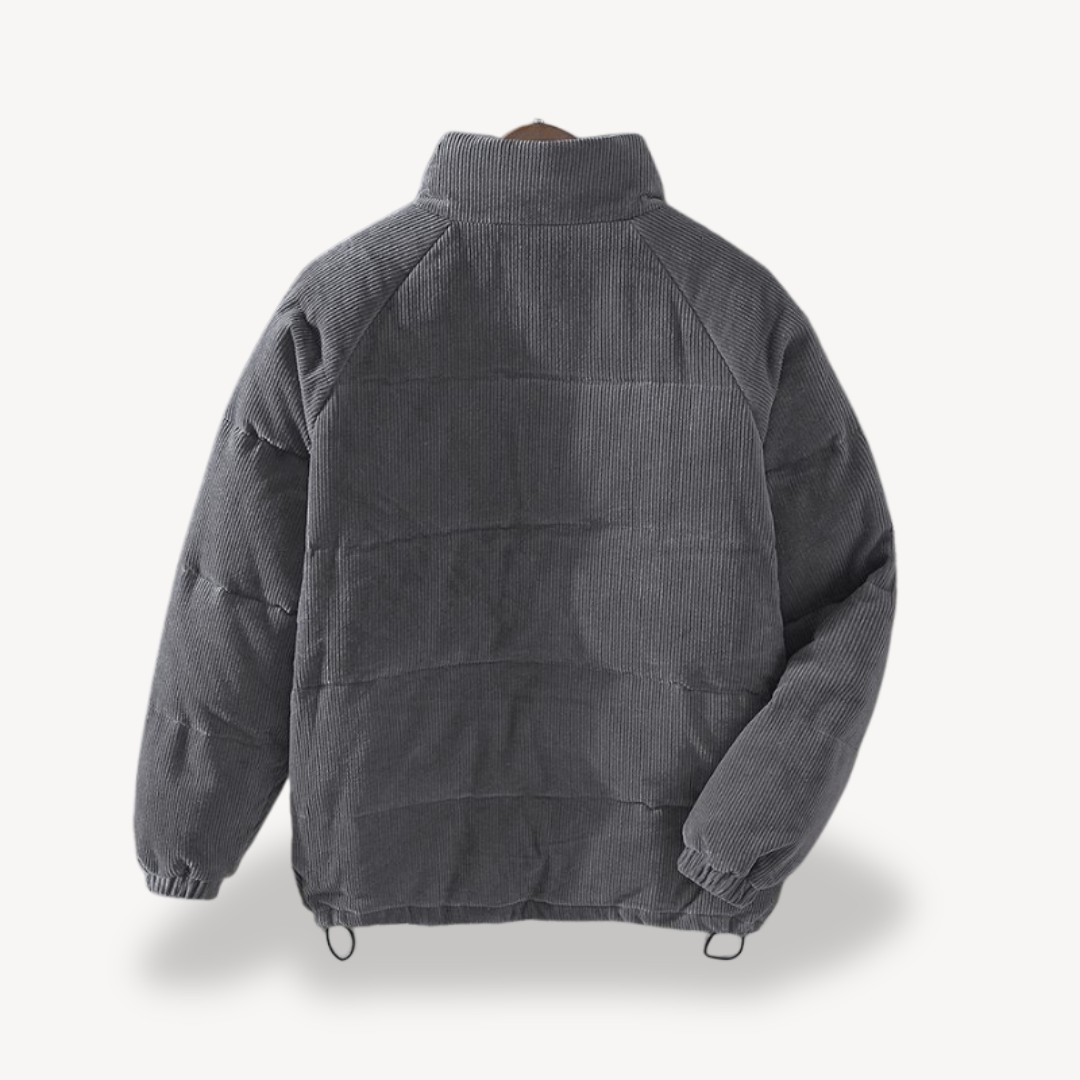 Corduroy Puffer Jacket for Men
