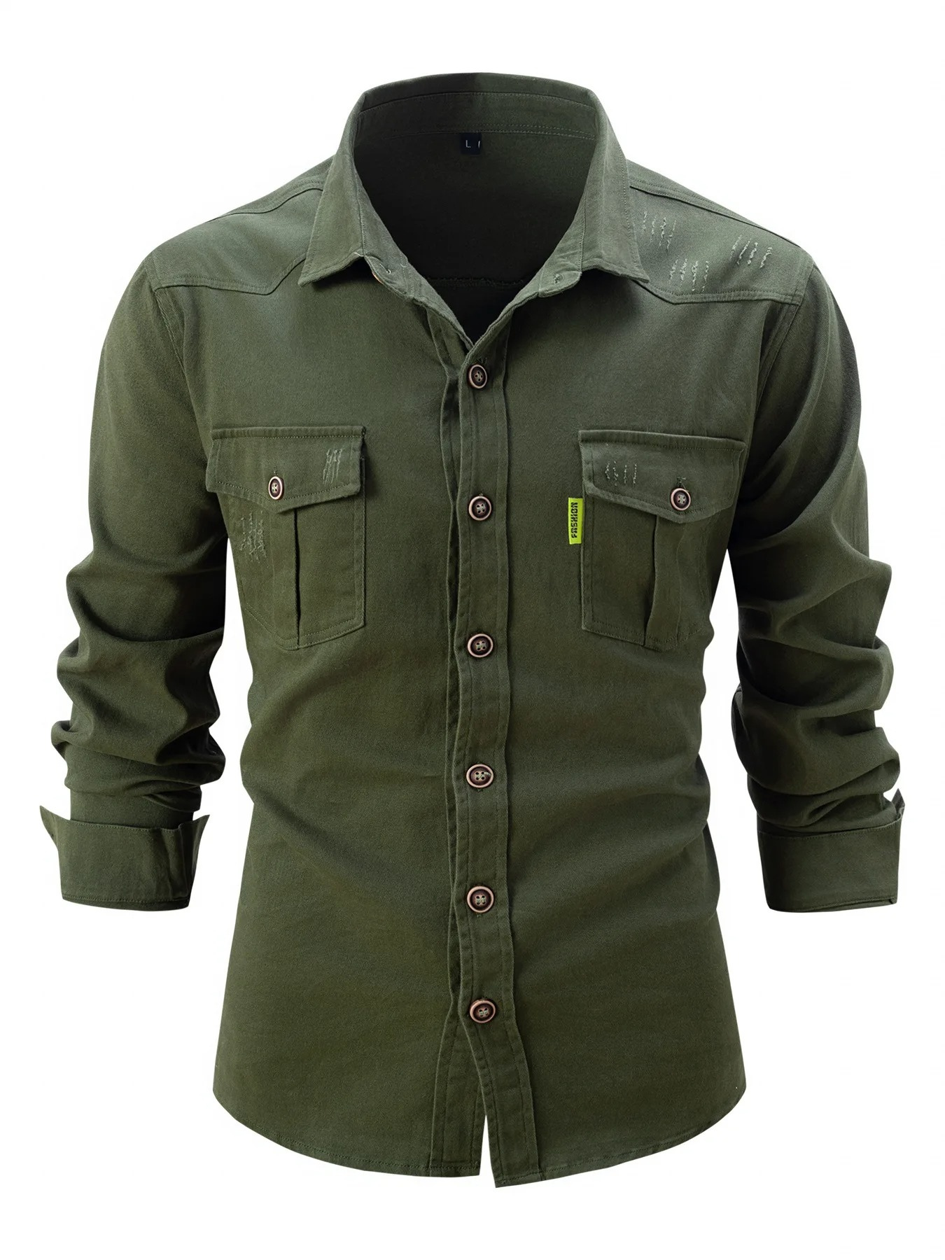 Classic Fit Mens Long Sleeve Button Down Shirt