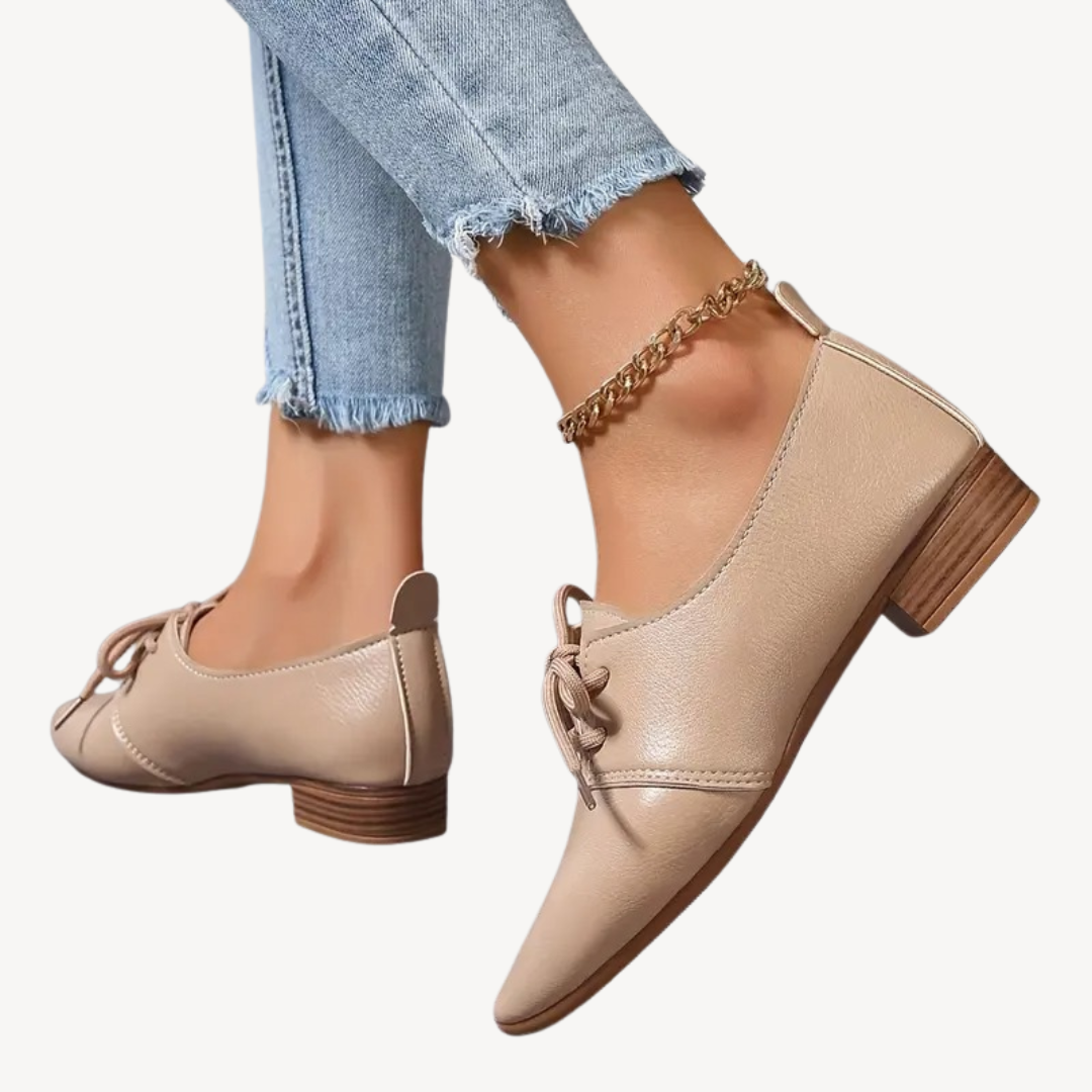 Orthopedic Leather Flat Shoes for Women