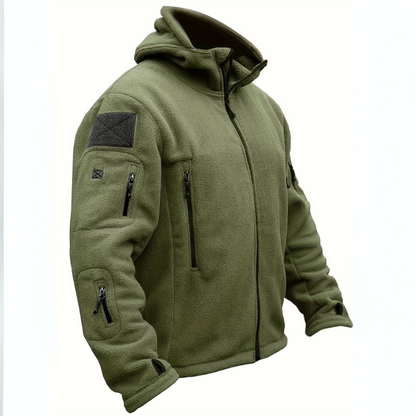 Men’s Tactical Multi Pocket Fleece Hoodie