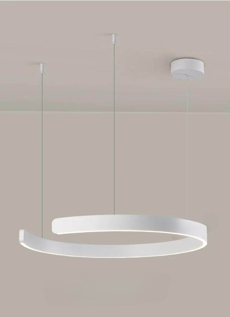 Circular LED Ceiling Light Fixture Warm Soft Lighting
