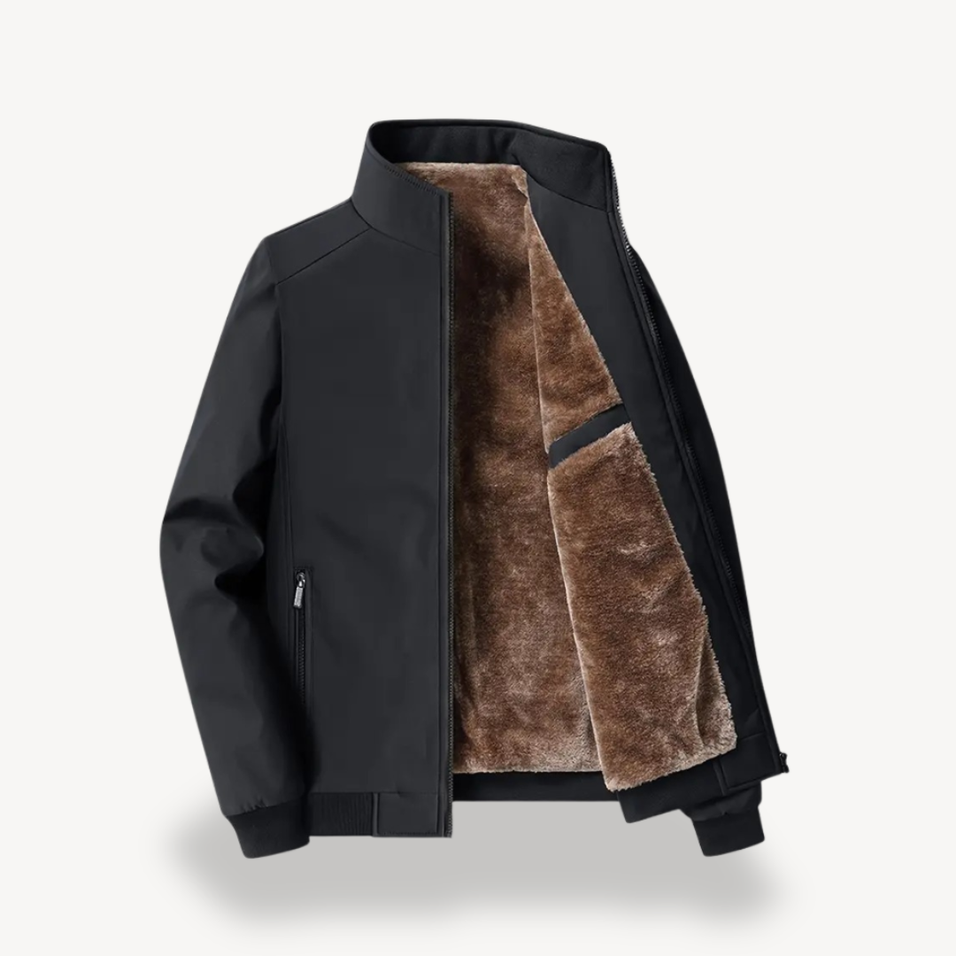 Men's Sherpa-Lined Winter Jacket
