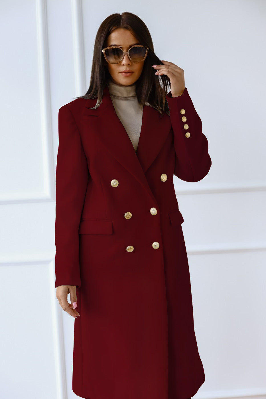 Classic Long Down Coat for Women