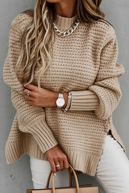 Soft Women's Winter Cashmere Crew Neck Sweater - BritishElegance
