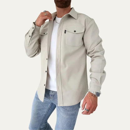 Men’s Military-Inspired Shacket