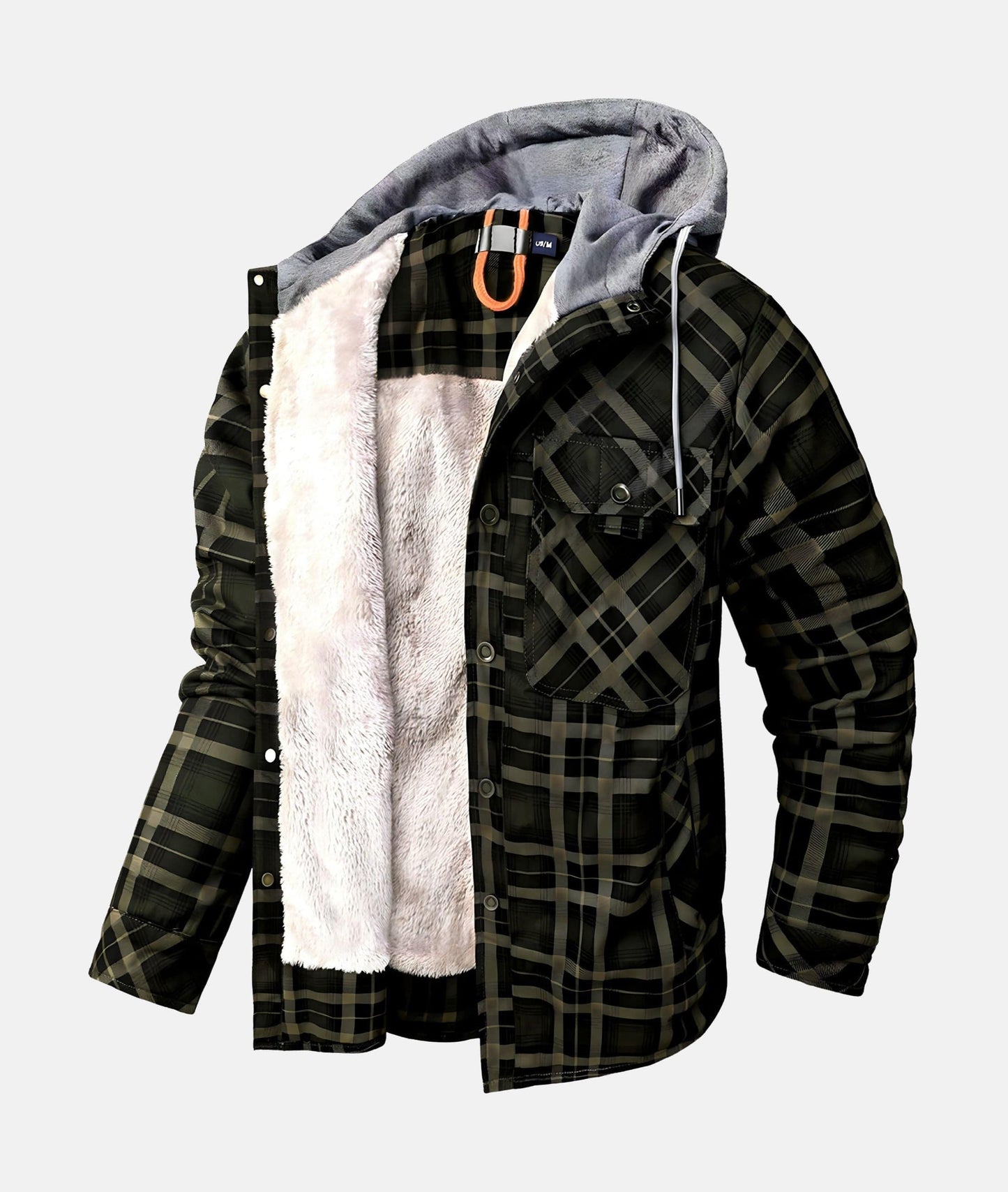 Warm Winter Flannel Jacket for Men