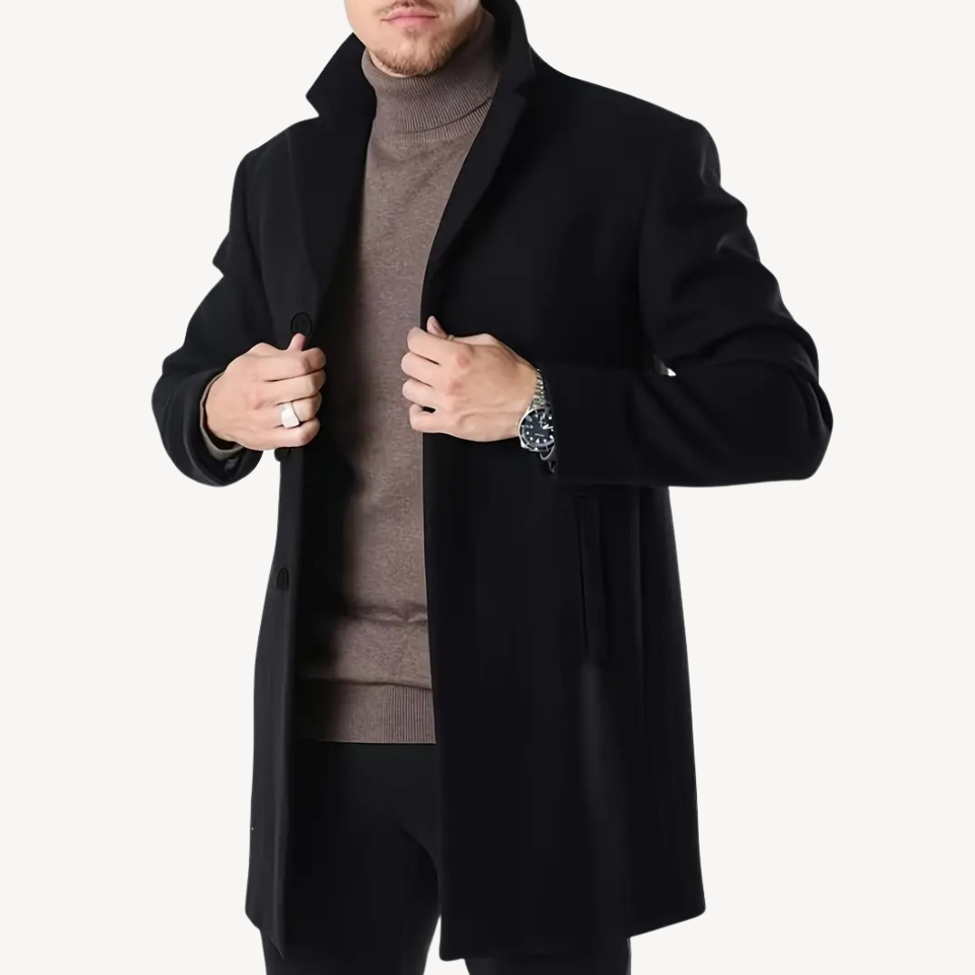 Men's Classic Wool Blend Coat