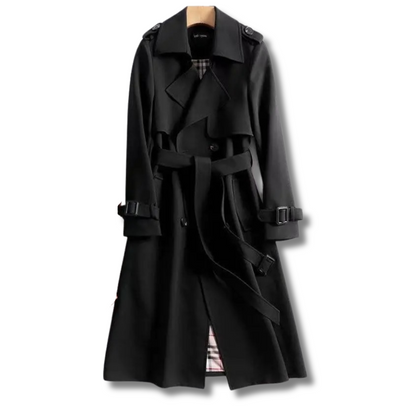 Women’s Premium Classic Trench Coat – Wool-Blend Fabric & Timeless Style