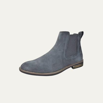Men’s Rugged Casual Chelsea Boots with Thick Sole
