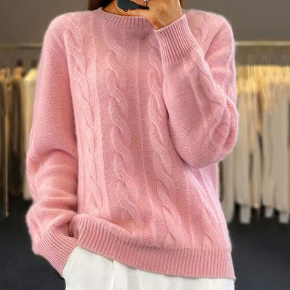 Classic Crew Neck Wool Sweater