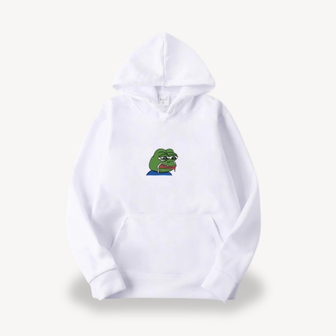 Pepe Frog Graphic Hoodie for Men