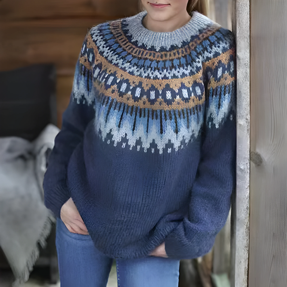 Warm Winter Cable Knit Sweater - BritishElegance