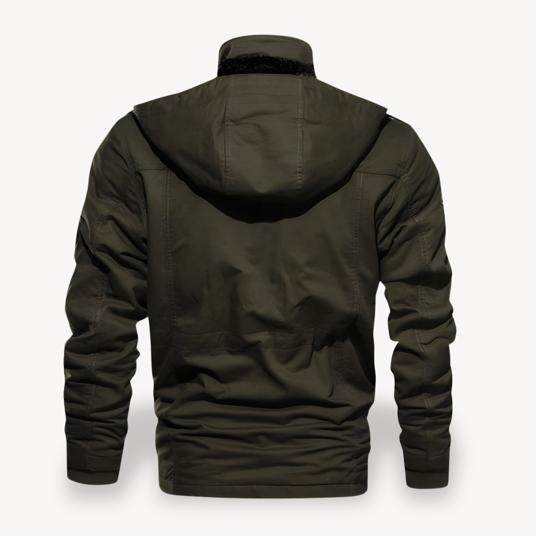 Men's Casual Winter Jacket with Pockets