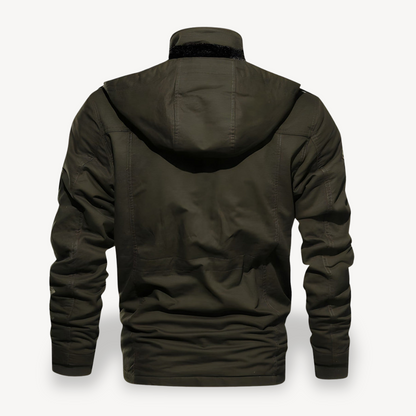 Men's Casual Winter Jacket with Pockets