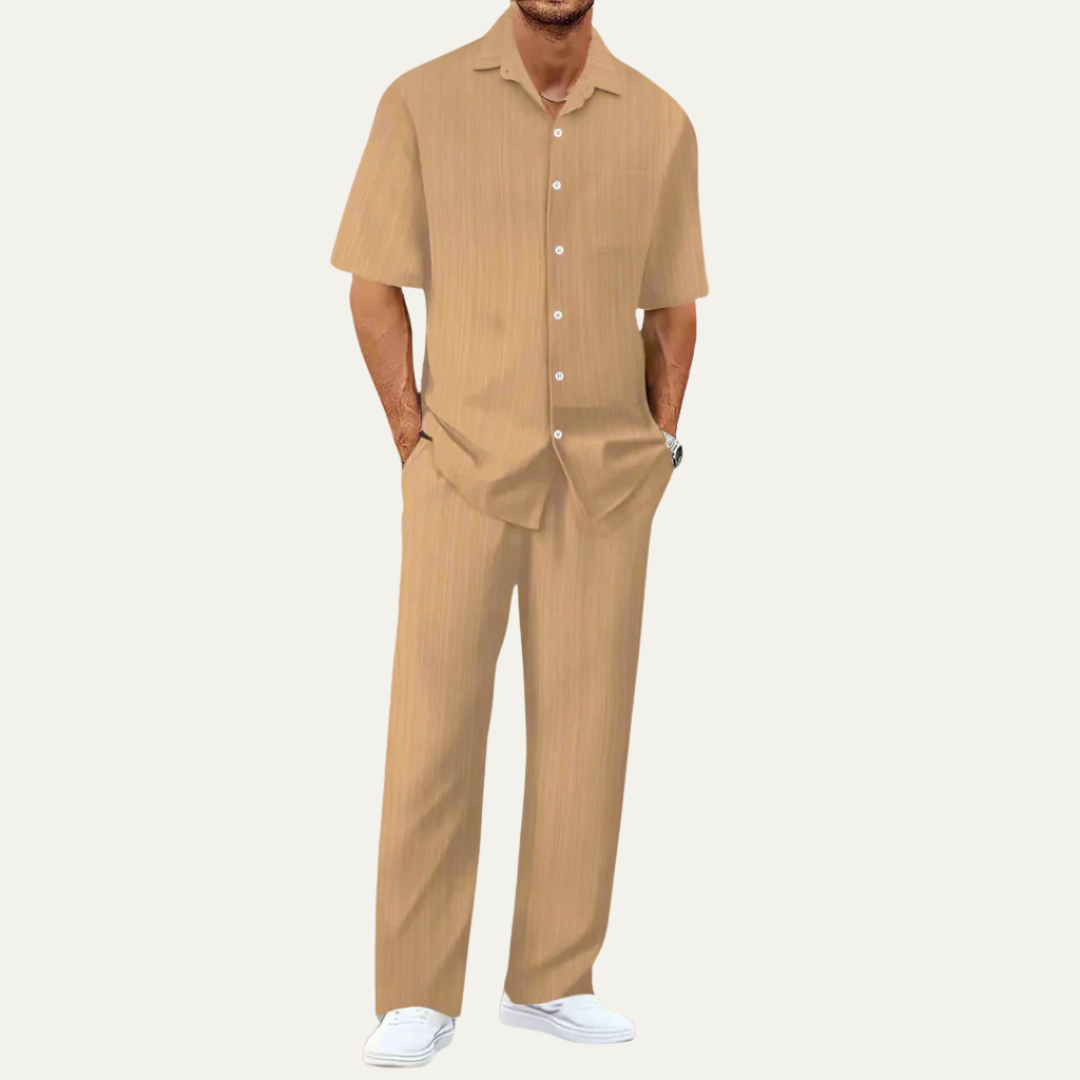 Men’s Relaxed Summer Outfit Matching Set
