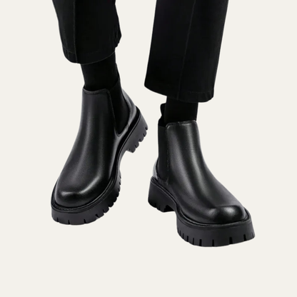 Men’s Casual Chunky Platform Chelsea Boots