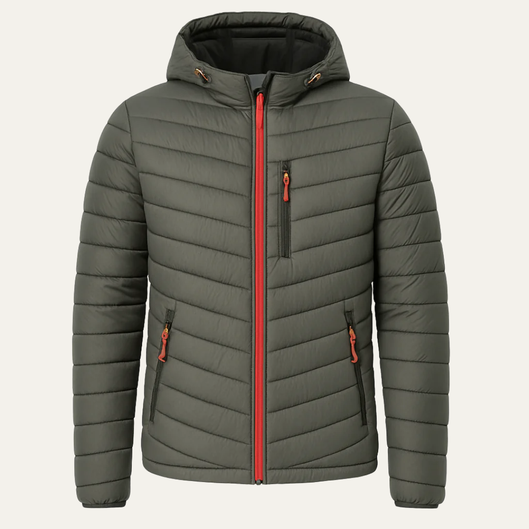 Men’s Lightweight Hooded Puffer Jacket