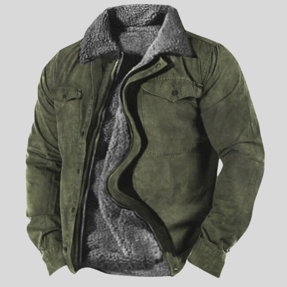 Men’s Sherpa Collar Workwear Jacket