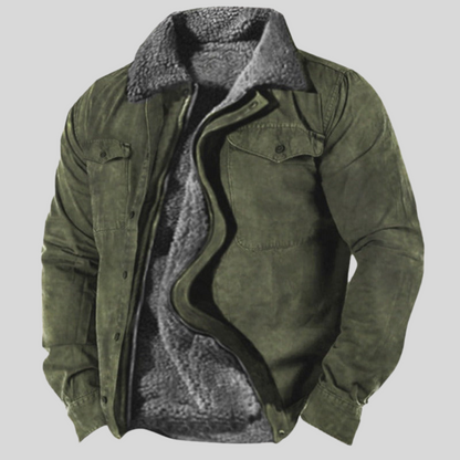 Men’s Sherpa Collar Workwear Jacket