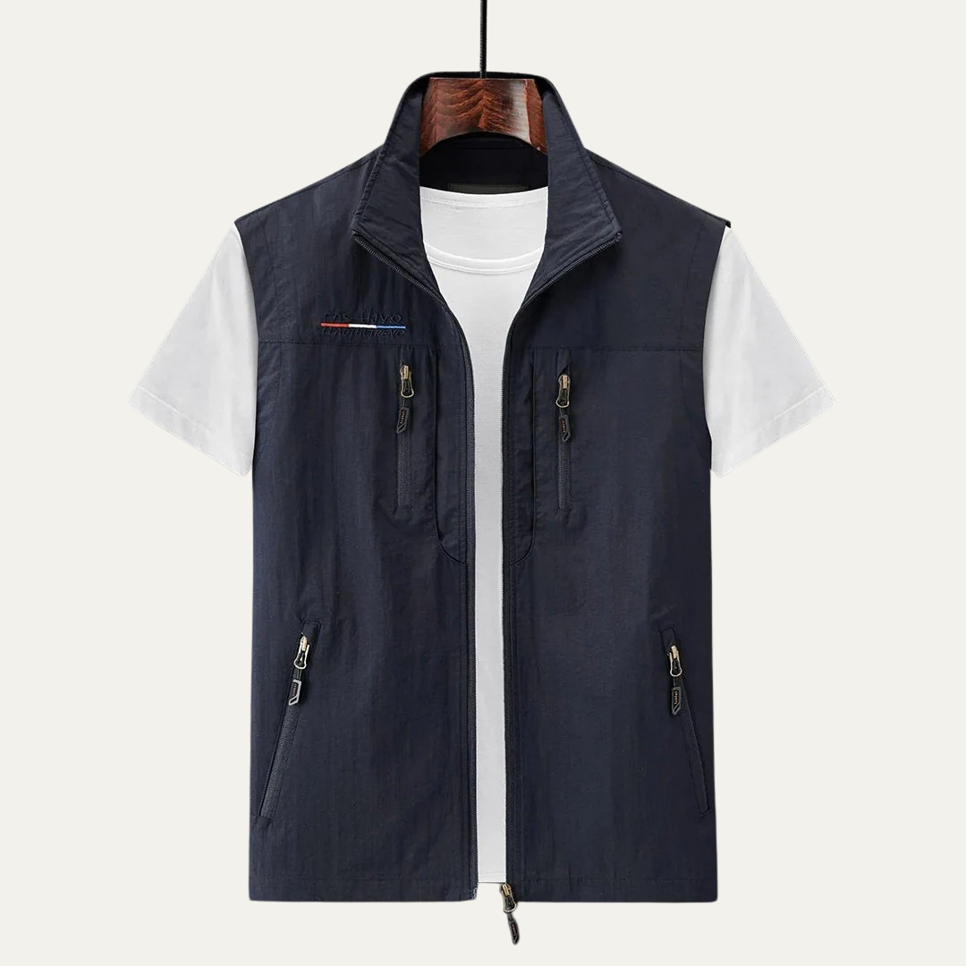 Men’s Lightweight Utility Zip Vest