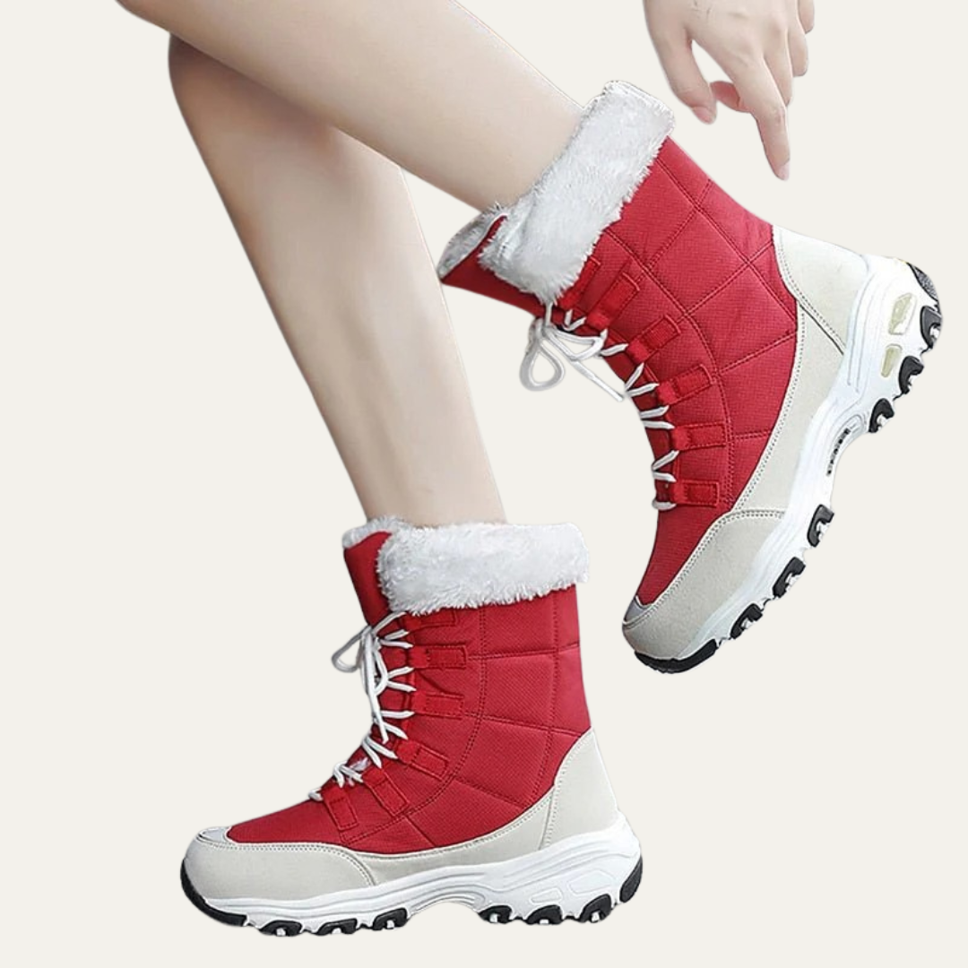 Women’s Insulated High Top Winter Boot with Faux Fur Collar