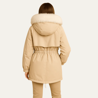 Women’s Stylish Hooded Parka Jacket