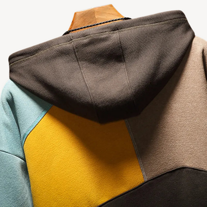 Color-Blocked Hoodie