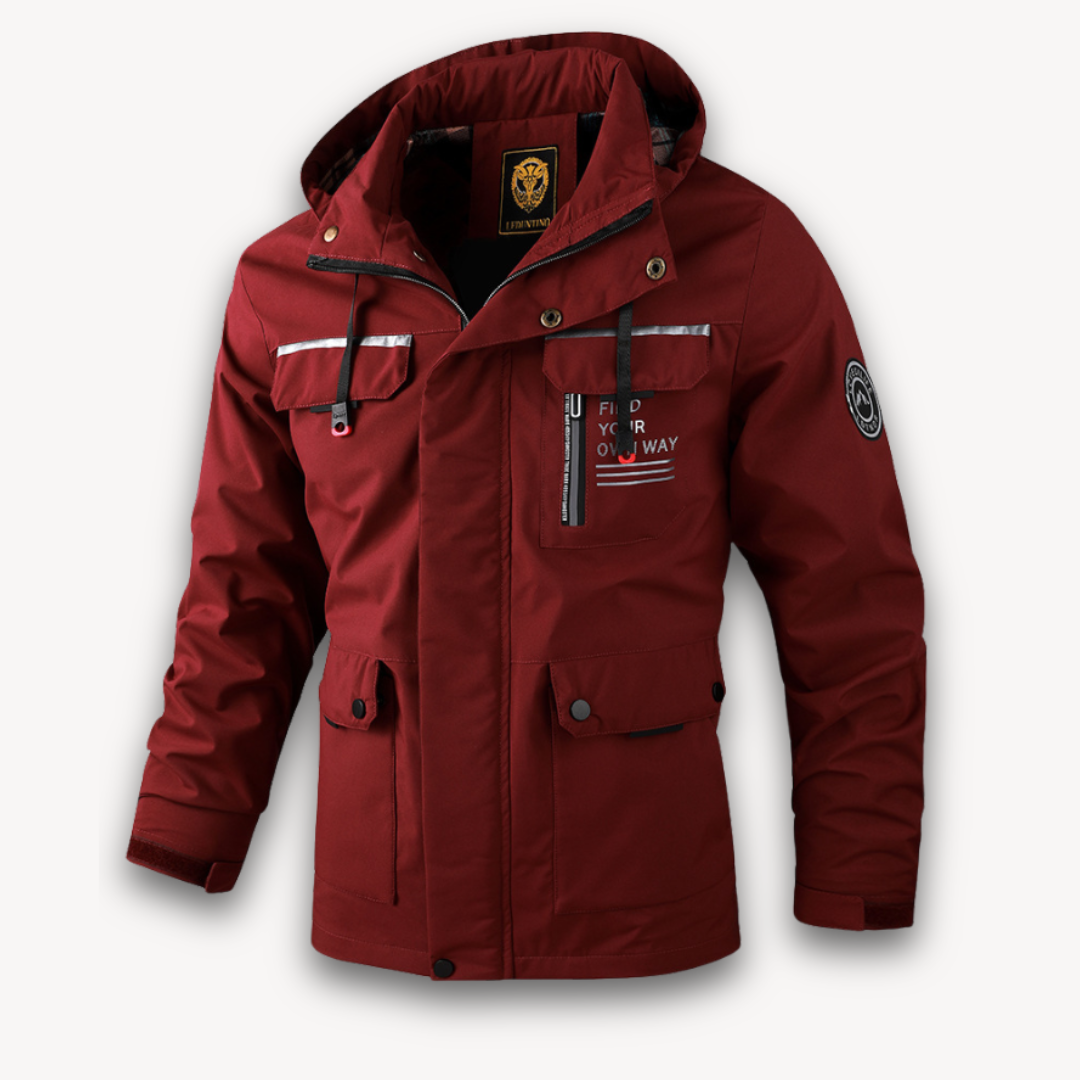 Men's Hooded Water-resistant Winter Jacket