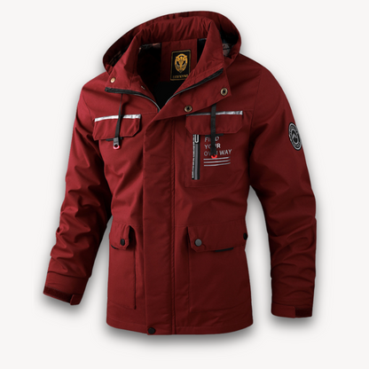 Men's Hooded Water-resistant Winter Jacket