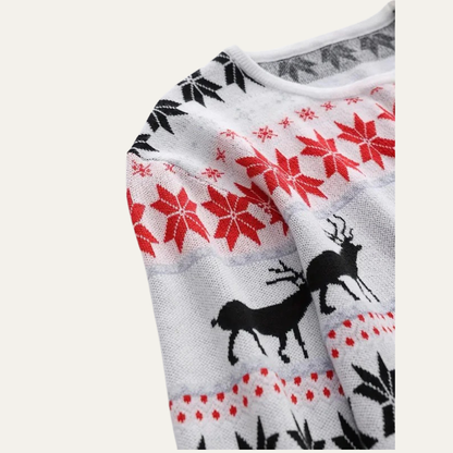 Men’s Classic Reindeer Knit Christmas Sweater