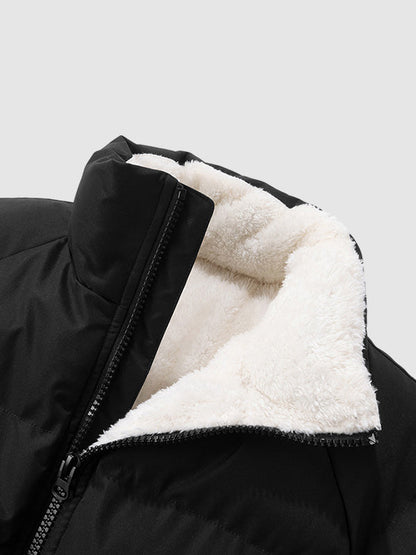Men’s Oversized Fleece Lined Puffer Jacket