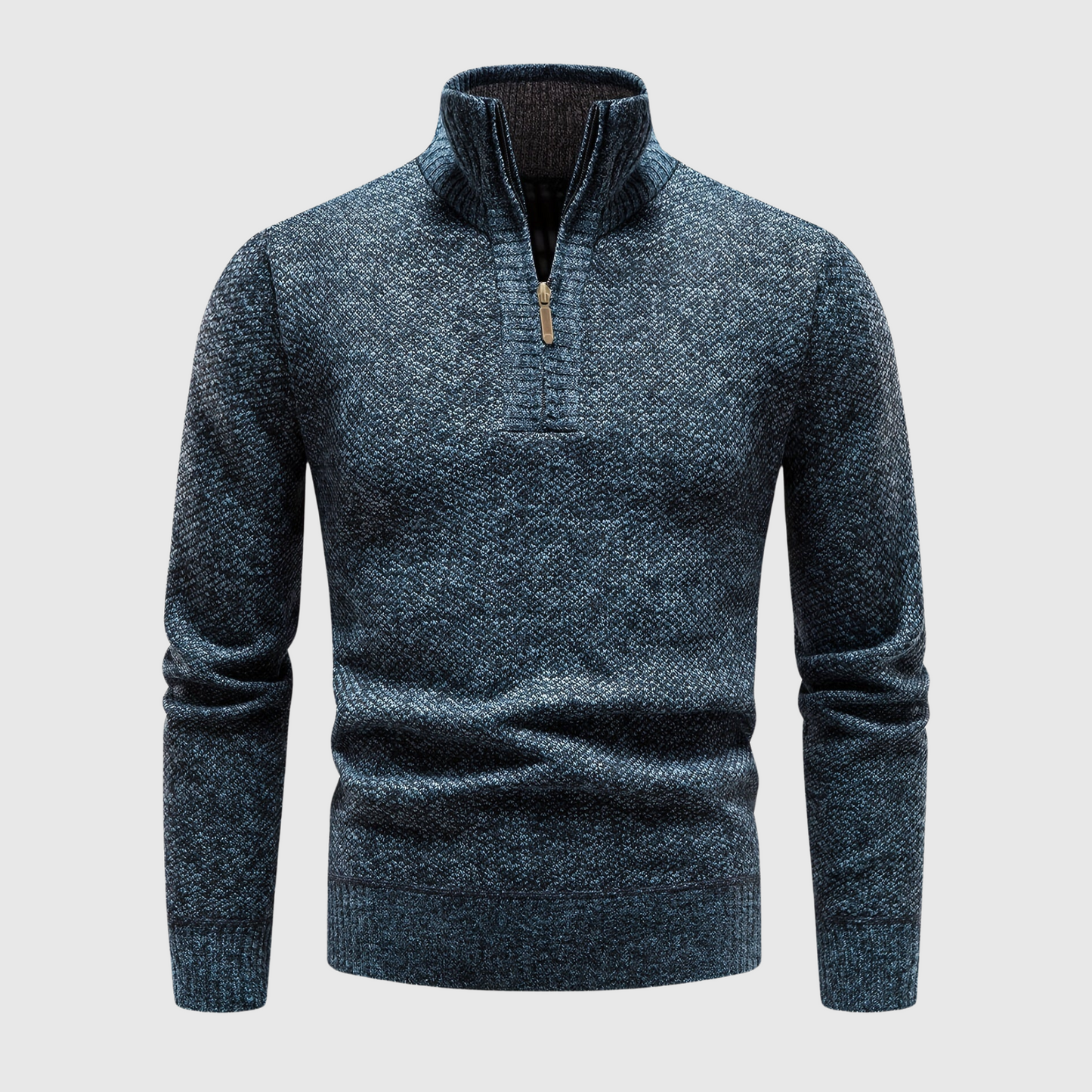 Warm Mens Knitted Crew Neck Sweater - BritishElegance