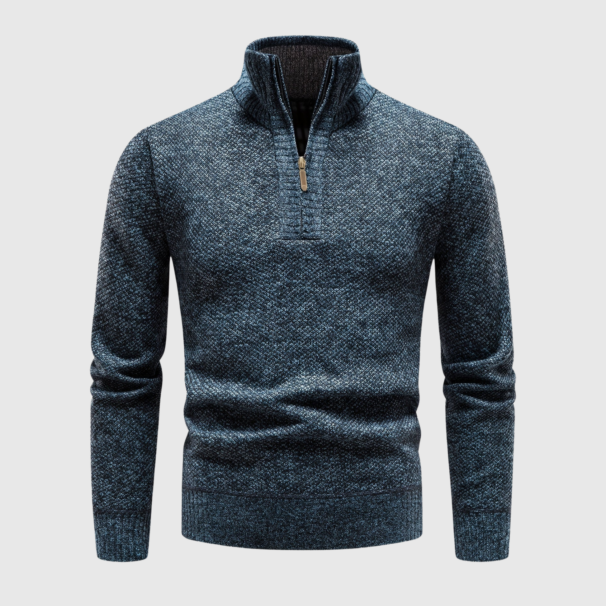 Warm Mens Knitted Crew Neck Sweater - BritishElegance