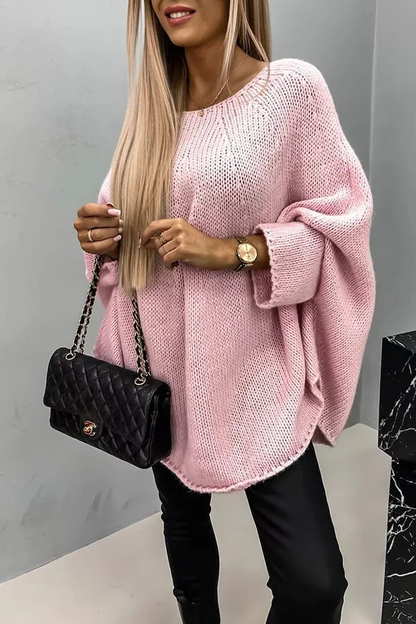 Warm Women's Big Crew Neck Sweater