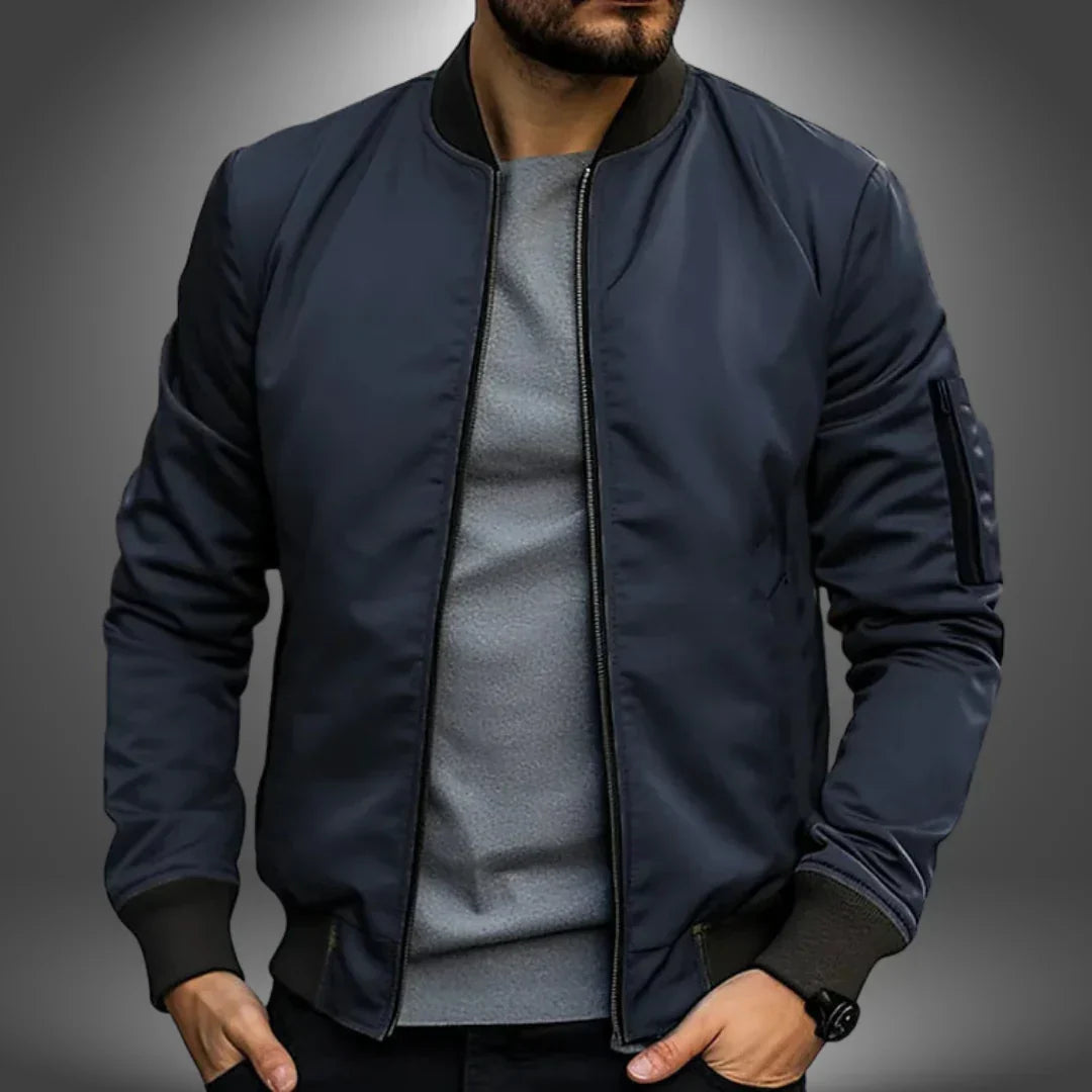 Men's Slim Fit Windbreaker Jacket - BritishElegance