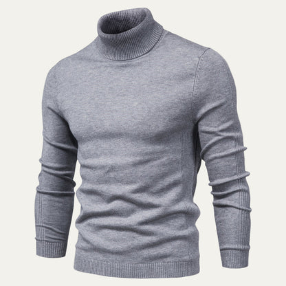 Men’s Modern High Collar Turtleneck Sweater