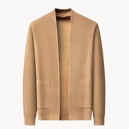 The Oslo Knit Cardigan – Men’s Open Front Casual Jumper