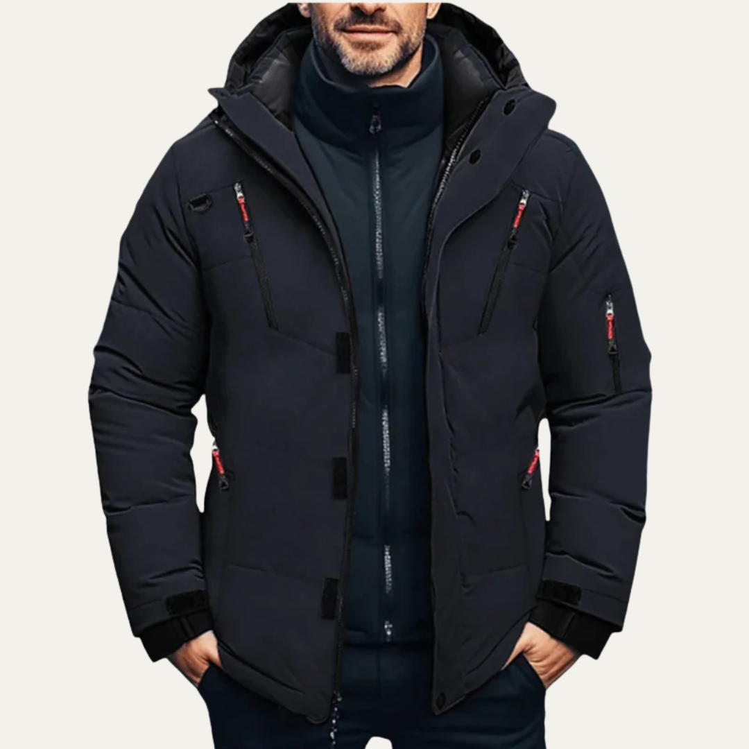 Men’s Multi Layer Quilted Winter Parka