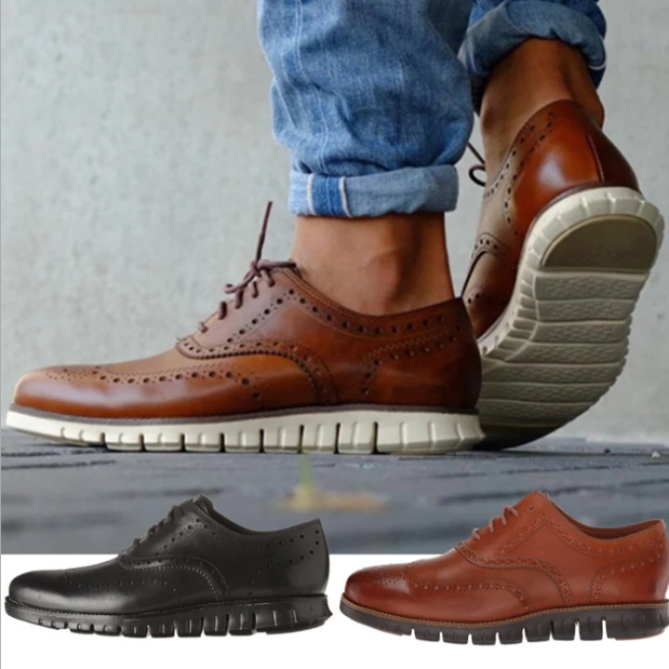 Classic Brown Mens Leather Boots - BritishElegance