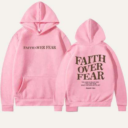 Men’s Religious Verse Print Pullover Hoodie