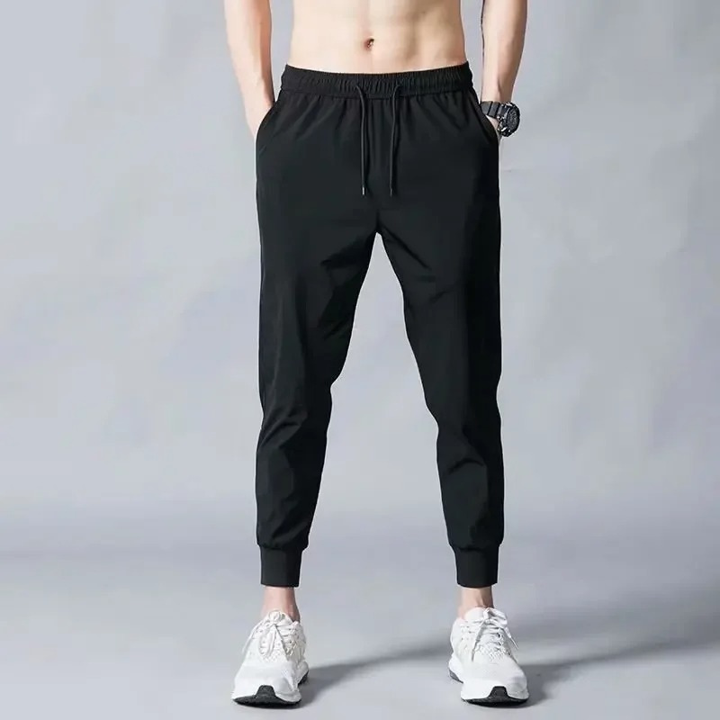 Men's Comfortable Sweatpants with Pockets and Elastic Bottoms
