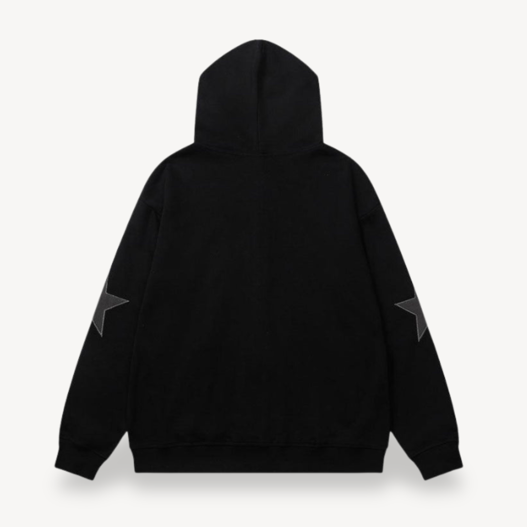Men's Star Zip-Up Hoodie